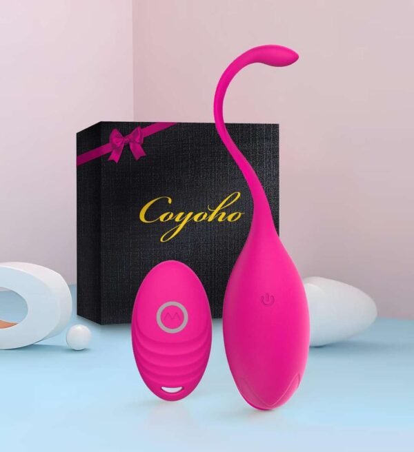 Pink Egg Vibrator With Remote