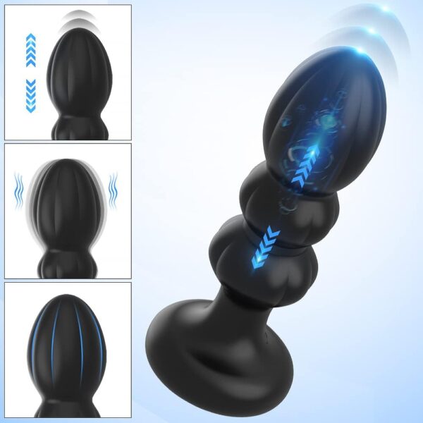 telescopic thrusting vibrator